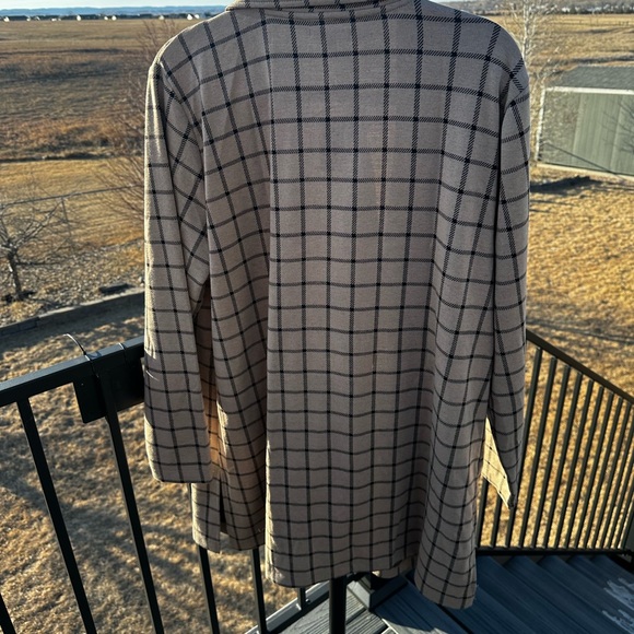 Maurices Black and Tan Checkered Coat - Picture 6 of 9